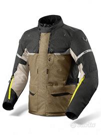 Giacca moto REV'IT mod. Outback 4 H2O Verde kaki