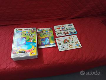 Set Puzzle Montessori per bambini.
