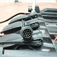 Porta bici per gancio traino 13 poli