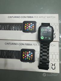 Cinturini acciaio nero apple watch
