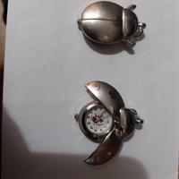 2 orologi a forma di coccinella 