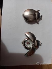 2 orologi a forma di coccinella 