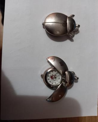 2 orologi a forma di coccinella 