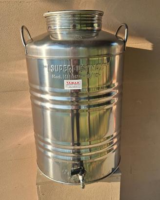 Botte acciaio inox 50 litri