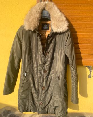 Giacca verde scuro da donna Peggy-Ho, taglia M.
