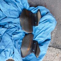 Battitacco in carbonio  scarichi Ducati Monster