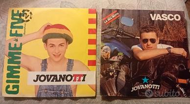 Lotto vinili 45 giri Jovanotti Gimme Five e  Vasco