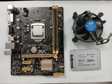 Lotto INTEL scheda madre + processore + ram + SSD