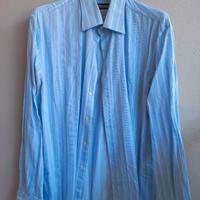 Camicia Introna XXL a righe azzurre 45 18