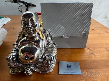 Statuetta Buddha Argento 990‰ – Certificata FAF