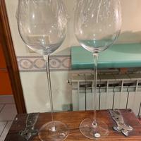 Calici Moser vintag altezza cm 42