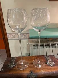 Calici Moser vintag altezza cm 42