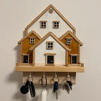 Portachiavi artigianale in legno