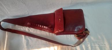 borsello monospalla the bridge marrone in pelle 