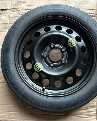 Ruotino da 17 pollici per BMW serie 1 ecc