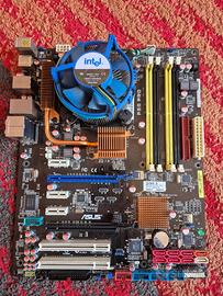 scheda madre ASUS P5Q PRO LGA 775 + Q6600 + 3GB
