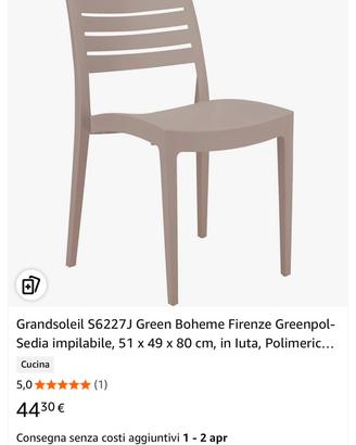 Sedie Grandsoleil esterno/interno