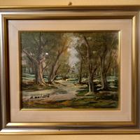 Maietta Raffaele quadro olio natura 28x22