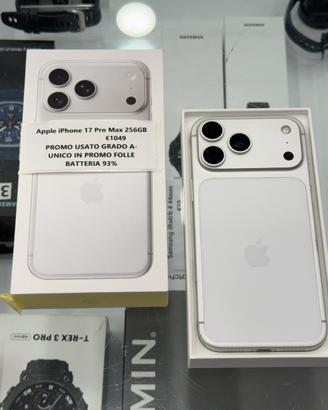 Apple iPhone 17 Pro Max 256GB - UNICO IN PROMO