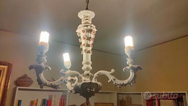 lampadario Capodimonte
