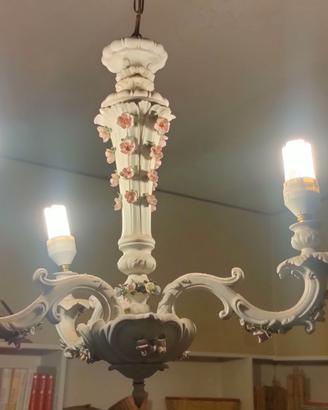 lampadario Capodimonte