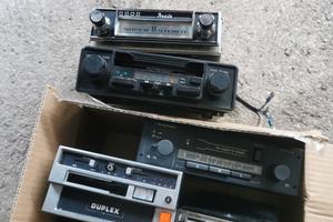 varie autoradio vintage lettore super 8 tanga.. 