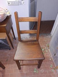 sedie in legno massello 