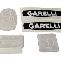 GARELLI GULP MATIC kit completo ADESIVI COLORE NER