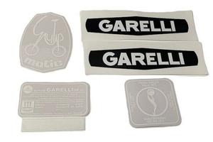 GARELLI GULP MATIC kit completo ADESIVI COLORE NER