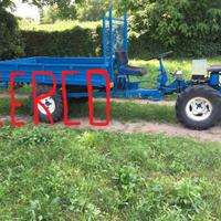 Motocoltivatore con carrello motoagricola