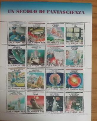 Un Secolo di Fanatascienza (Foglietto Nuovo)