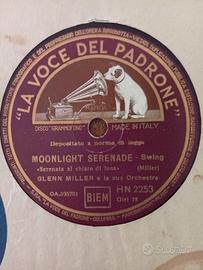Disco 78 giri Glenn Miller-Moonlight Serenade