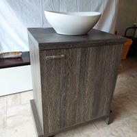 base vismara con lavabo in ceramica 60 cm