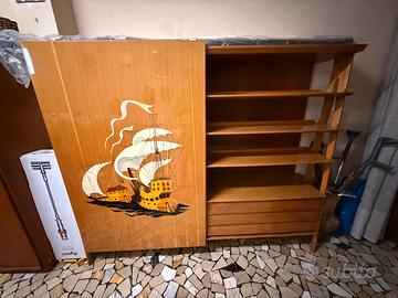 Mobile da soggiorno con anta scorrevole