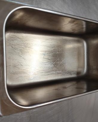 Vaschetta inox gelato cm.33x16,5 h.12