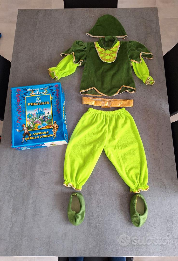 Costume Bambino Carnevale Peter Pan-varie taglie