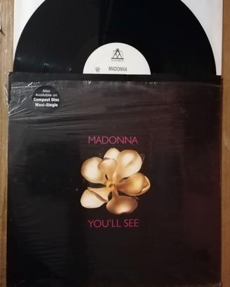 Madonna You'll See Vinile 12 /33 Rpm 1St. Us 1996