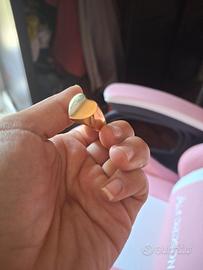 anello cuore piega in mezzo