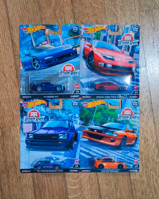 4 Hot Wheels premium Ronin Run 