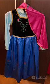 Costume carnevale Anna di Frozen