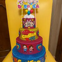 Torta Scenografica compleanno Me Contro Te
