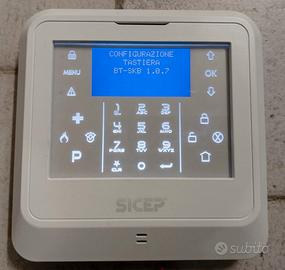 Allarme antifurto Sicep tastiera cablata
