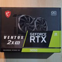 GPU MSI NVIDIA GeForce RTX 3050 Ventus 2X 8GB OC