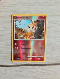 Carta Pokemon Chimchar Lv.10 reverse holo platino