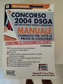 Manuale concorso Dsga edizioni Simone