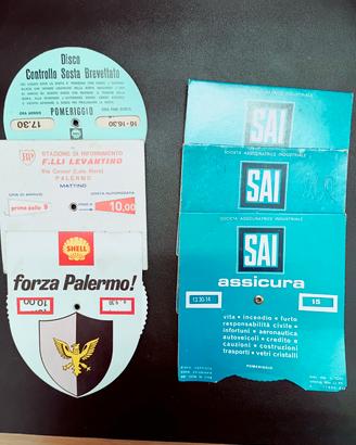 Dischi orario pubblicitari Anni 60/70/80