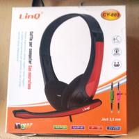 CUFFIE PER COMPUTER CON MICROFONO LINQ