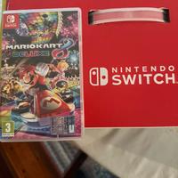 Mario kart deluxe + Mario kart racing wheel pro