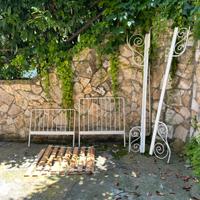 Lettino ikea bianco metallo