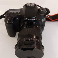 Canon EOS 70D con borsa e obiettivi